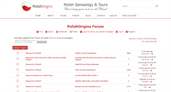 Desktop Screenshot of forum.polishorigins.com