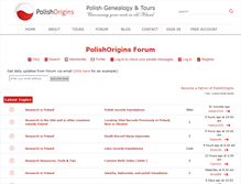 Tablet Screenshot of forum.polishorigins.com